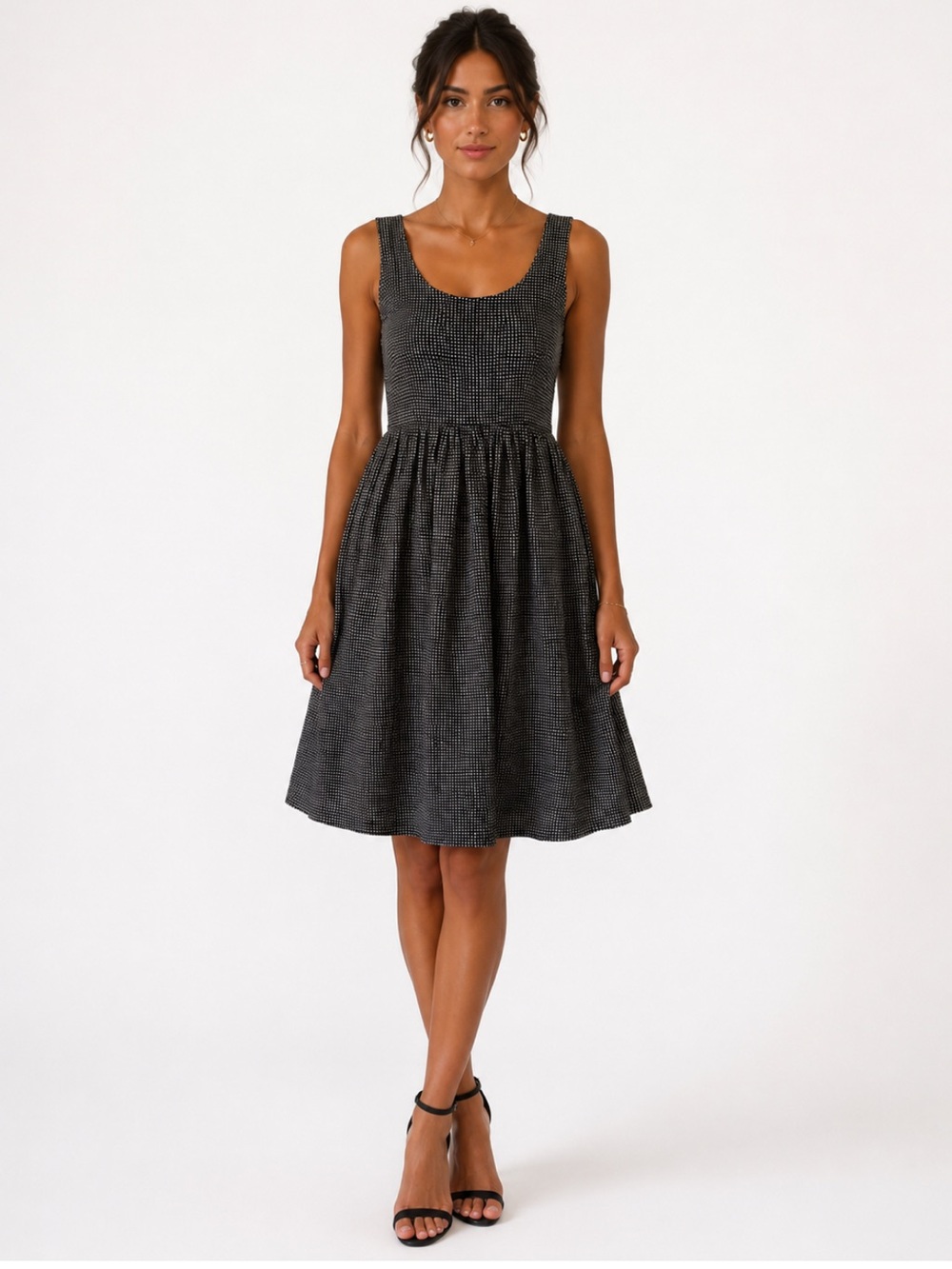 MINKPINK Black and White Polka Dot Dress